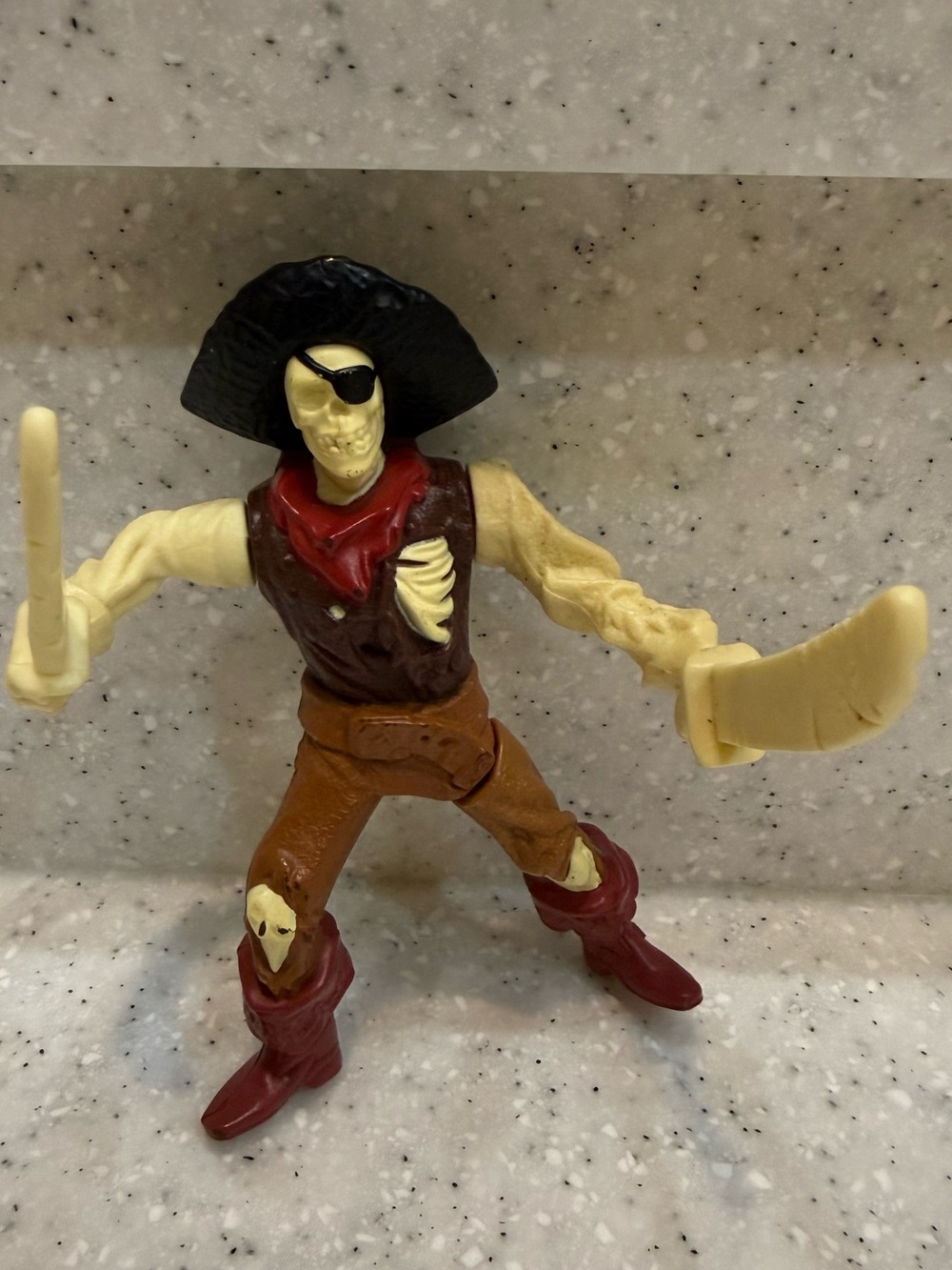 Pirates of the Caribbean Skelton Pirate 4” Action Figure Disney McDonald’s Toy